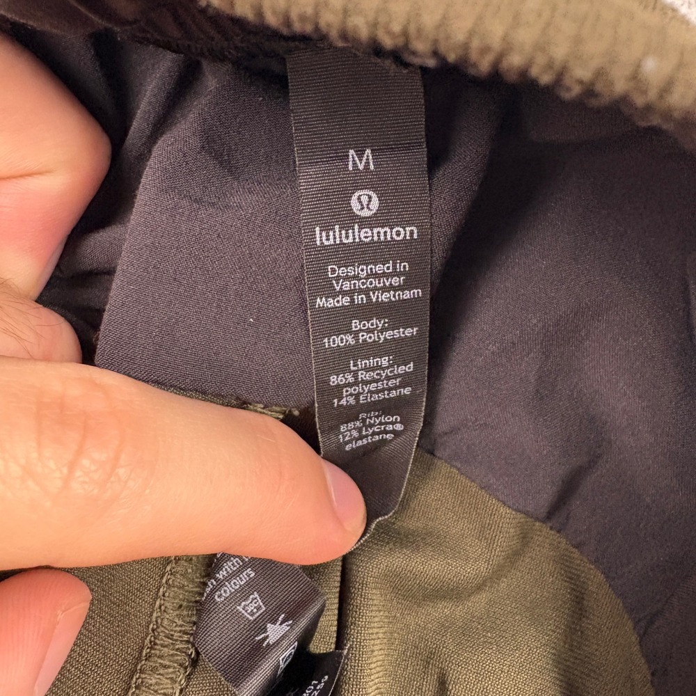 Lululemon Joggers Mens Medium Brown ABC Jogger Warpstreme Stretch Athletic Pants - Picture 8 of 10